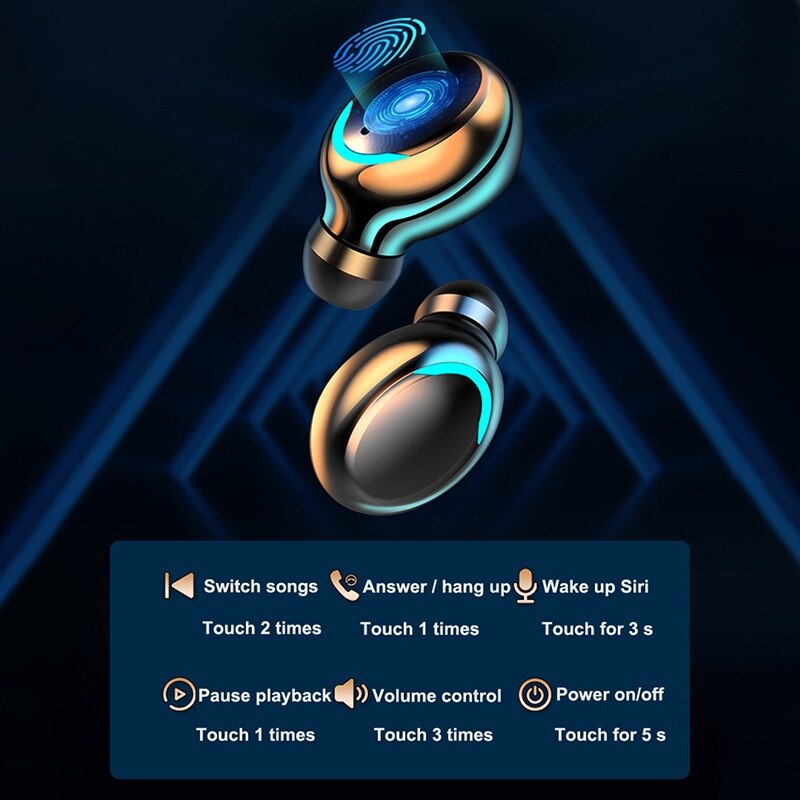 F9 Wireless Headphone TWS Blue - огляд і ціна Wireless Earbuds Tws