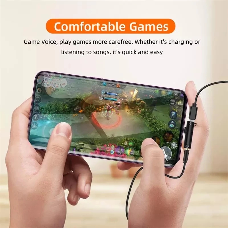 2 In1 Adapter Splitter For iPh - огляд і ціна Earphone Splitter Jack