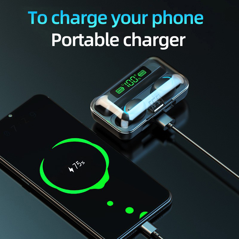 2026 F9 Wireless Earphones LED - огляд і ціна Bluetooth Headset On Ear