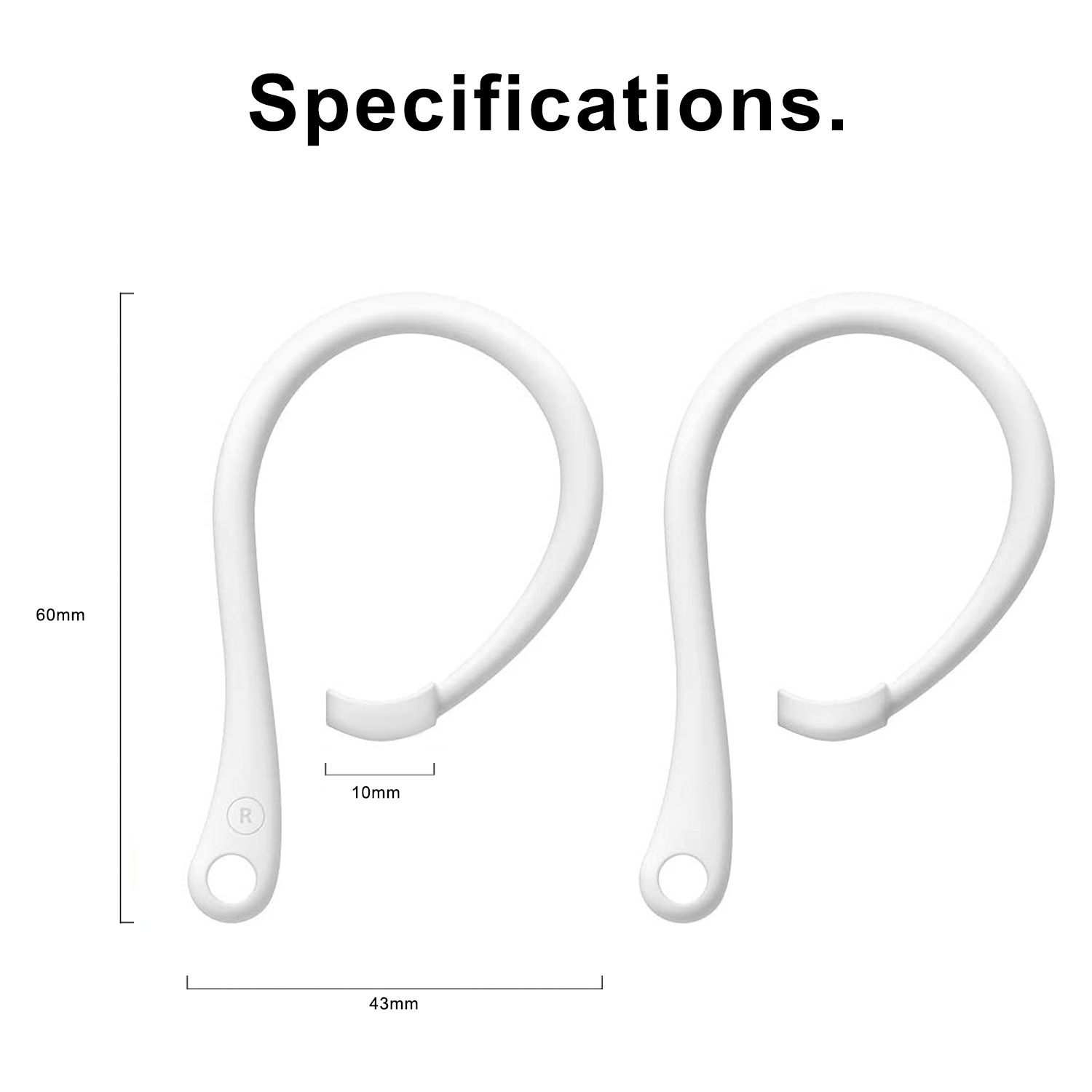 1 Pairs Anti-lost Earhooks for - огляд і ціна Sports Earphone Hook