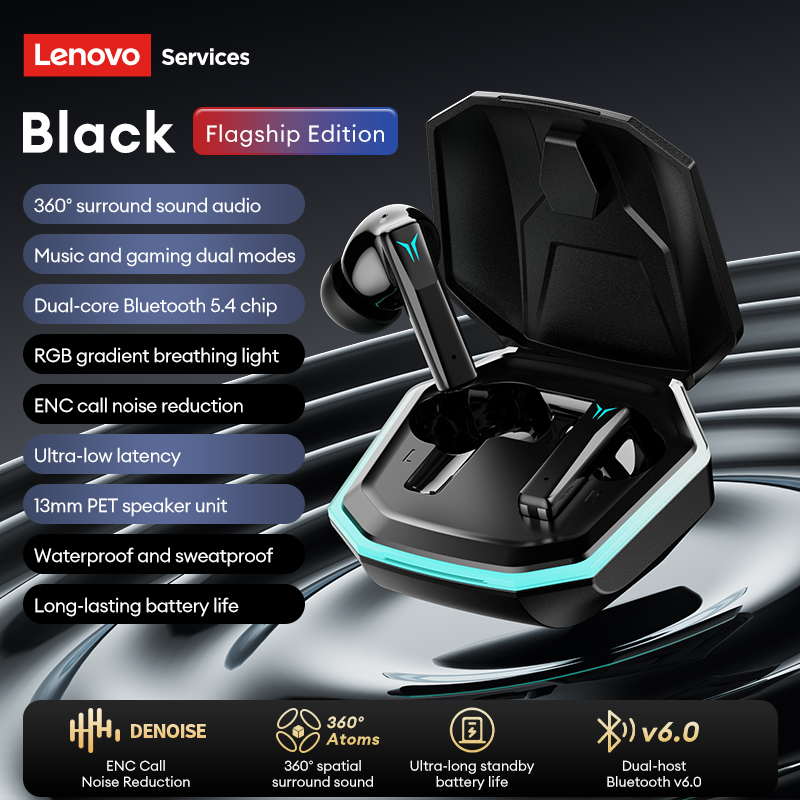 Lenovo GT105 Gaming Wireless E - огляд і ціна Gaming Headset Rgb