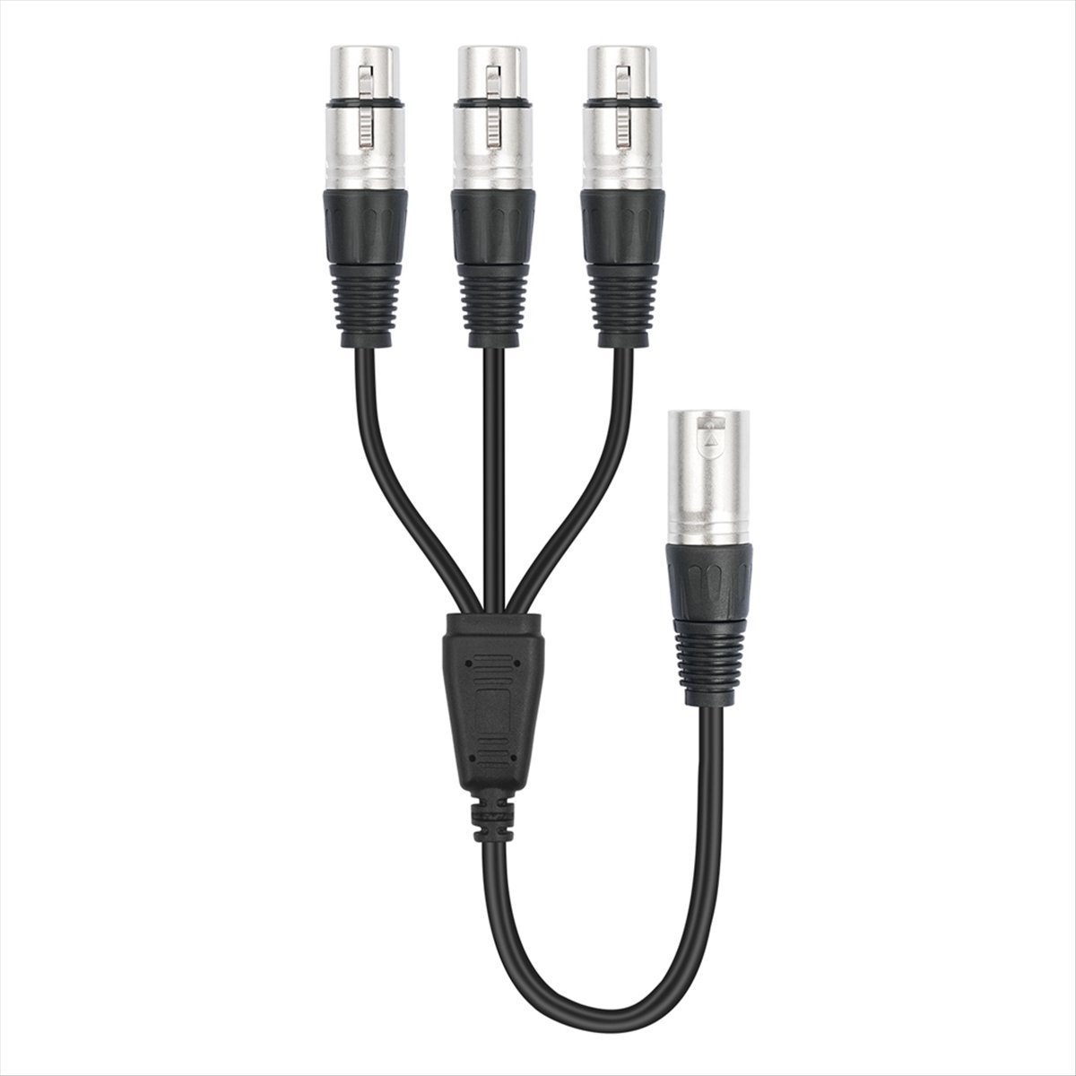 (PQWN) 3Pin XLR Male to 3 Fema - огляд і ціна Audio Splitter Y
