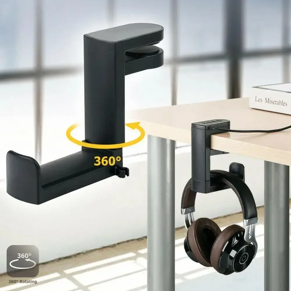 360° Rotating Headphone Stand  - огляд і ціна Headphone Stand Desk