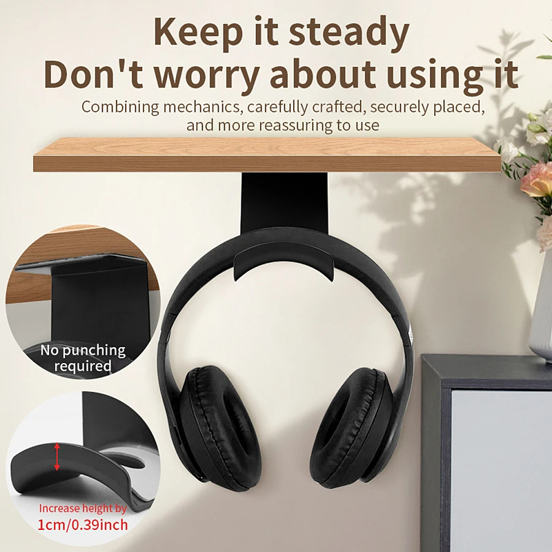 Universal Headphone Stand Adhe - огляд і ціна Headphone Stand Desk