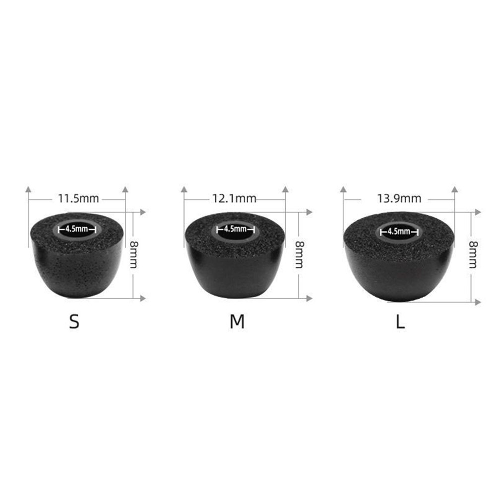 Memory Foam Cover Eartips for  - огляд і ціна Earphone Foam Tip