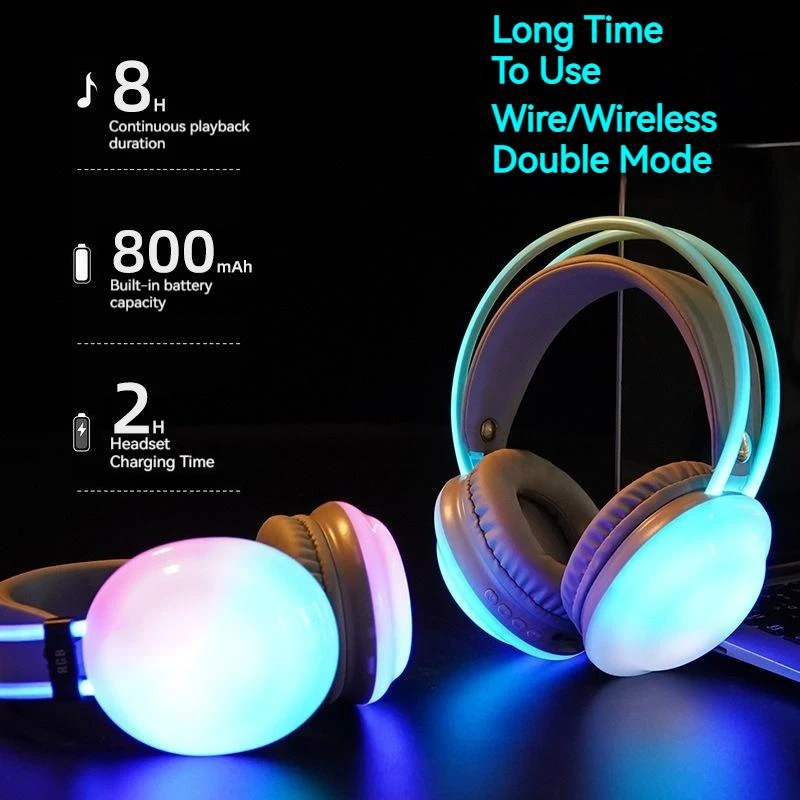 Gamer Wireless Bluetooth Headp - огляд і ціна Gaming Headset Rgb
