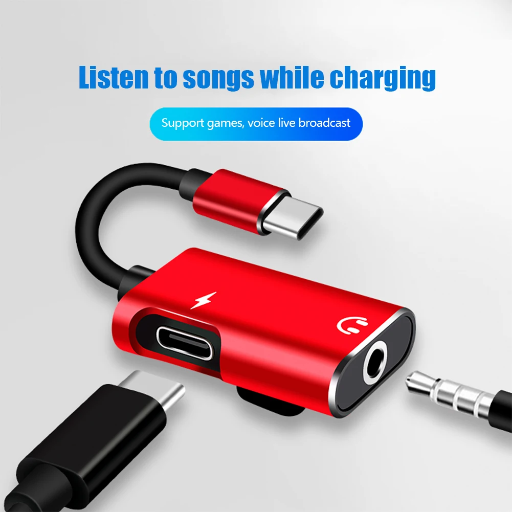 Type C To 3.5mm Jack Adapter F - огляд і ціна Earphone Splitter Jack