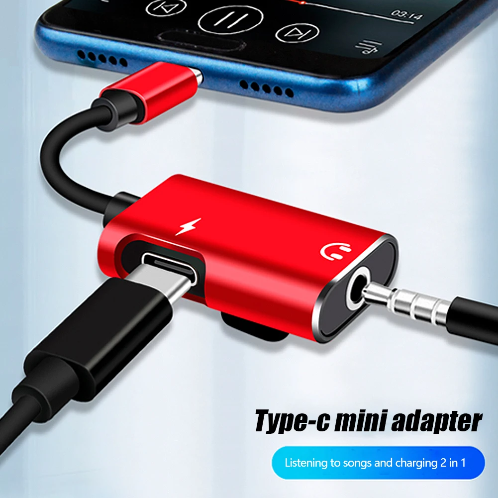 Type C To 3.5mm Jack Adapter F - огляд і ціна Earphone Splitter Jack