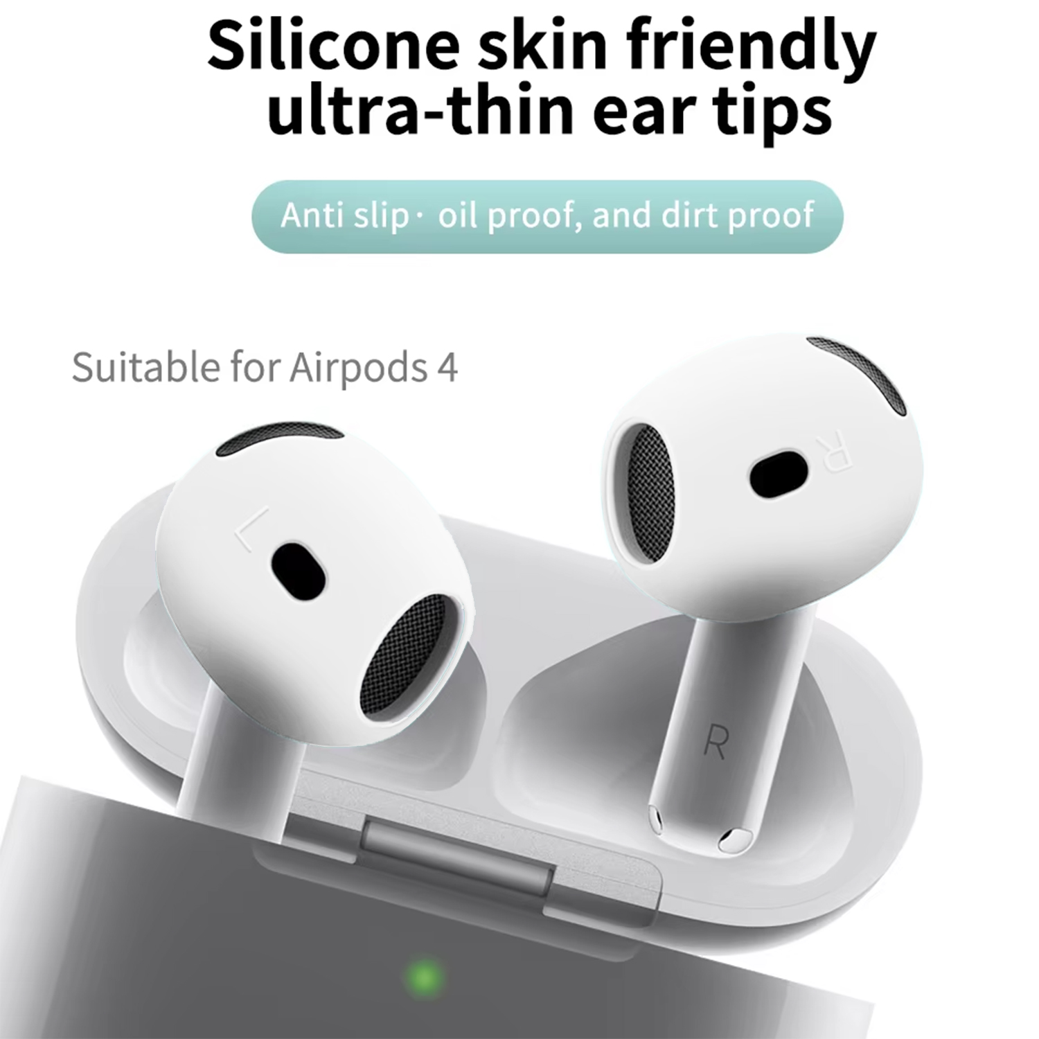 3 Pairs Anti-Slip Protective E - огляд і ціна Silicone Ear Tip Replacement