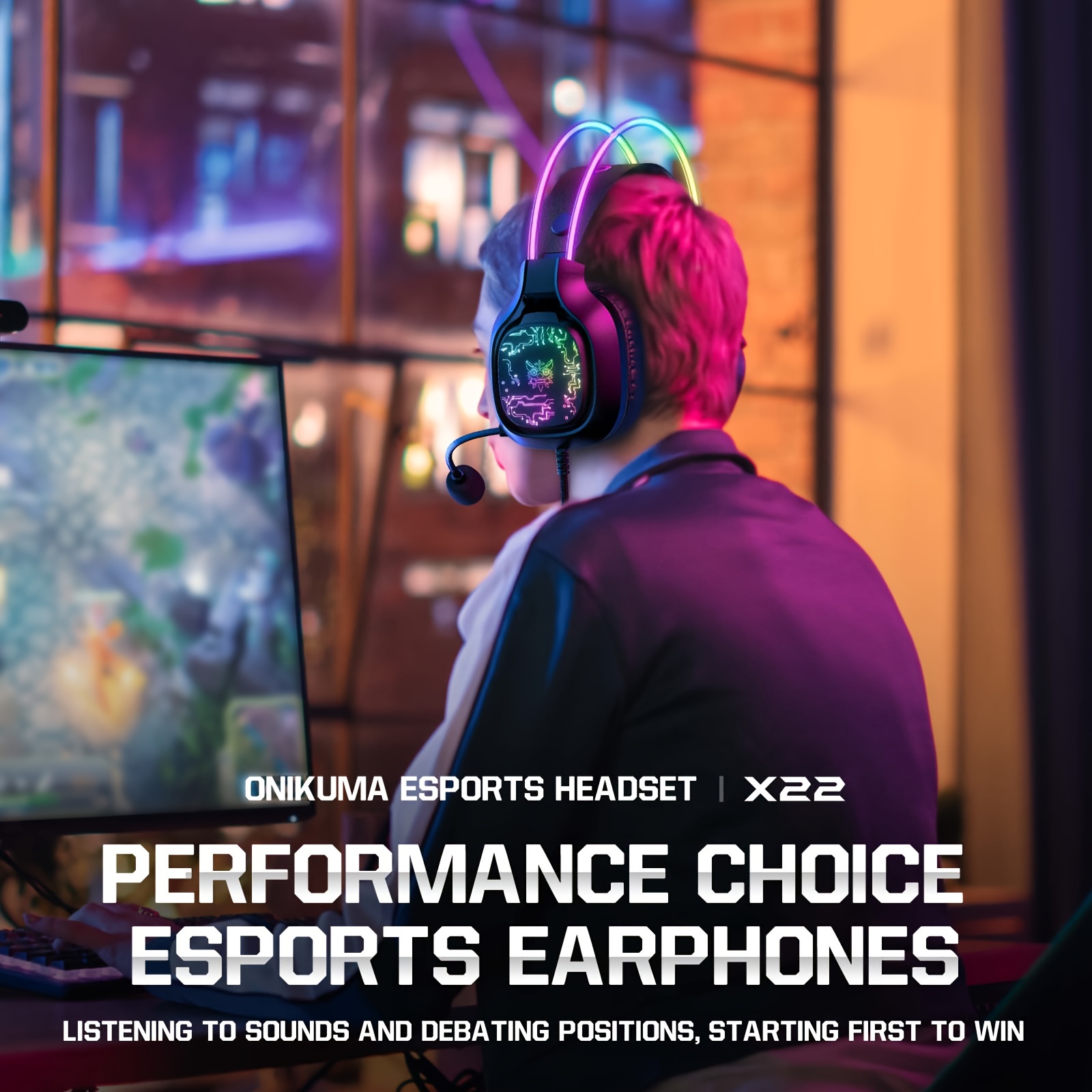 ONIKUMA X22 Gaming Headset RGB - огляд і ціна Gaming Headset Rgb
