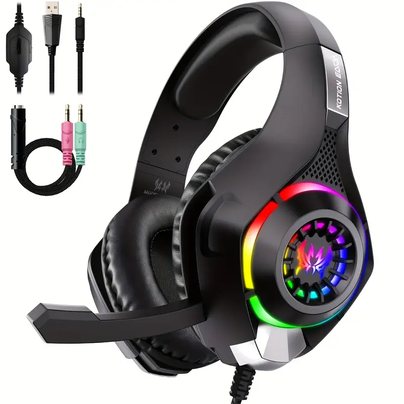 Gaming Headset for PC, PS4, PS - огляд і ціна Gaming Headset Rgb