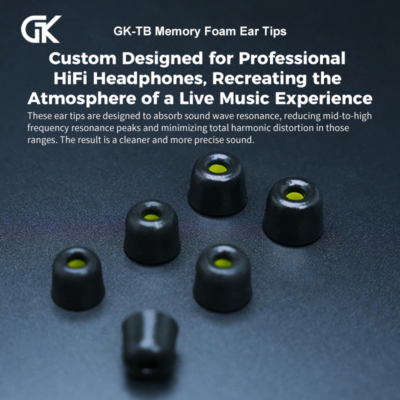 GK-TB 3Pair(6pcs) Noise Isolat - огляд і ціна Earphone Foam Tip