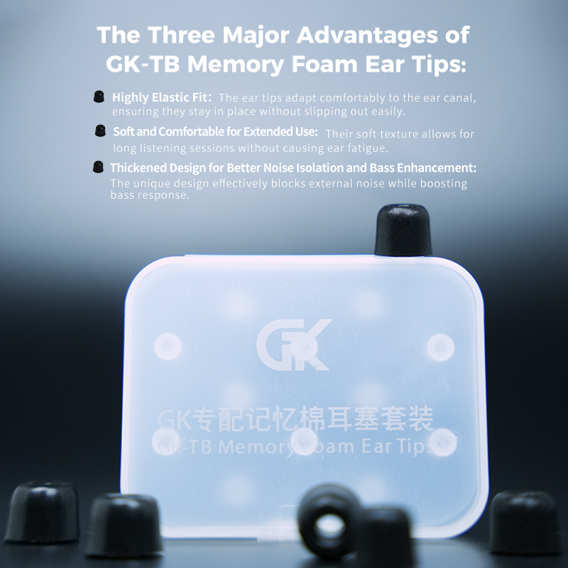 GK-TB 3Pair(6pcs) Noise Isolat - огляд і ціна Earphone Foam Tip