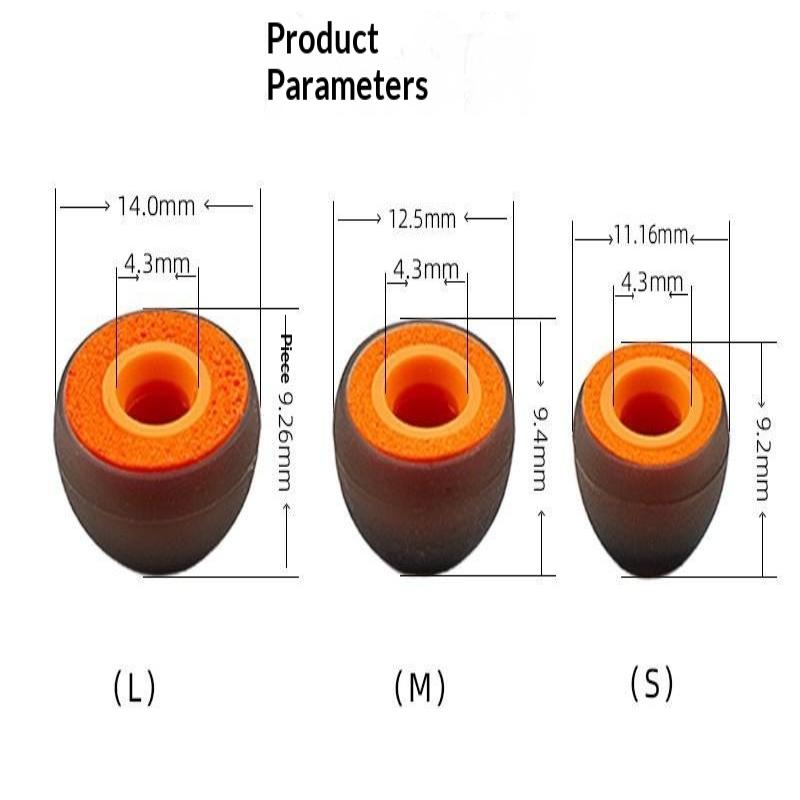 ❤️ 2PCS Memory Foam Earphones  - огляд і ціна Earphone Foam Tip