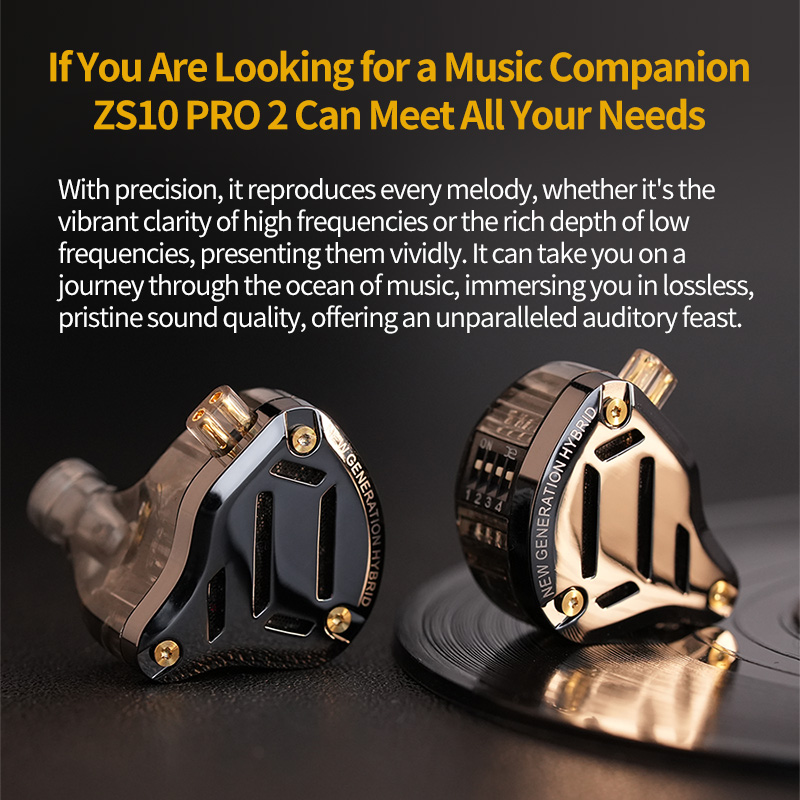 KZ ZS10 Pro 2 Metal Earphone H - огляд і ціна Audiophile Headphone Wired